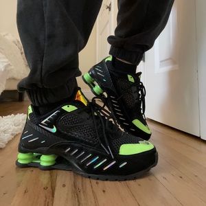 Nike Shox Enigma Black & Lime Blast